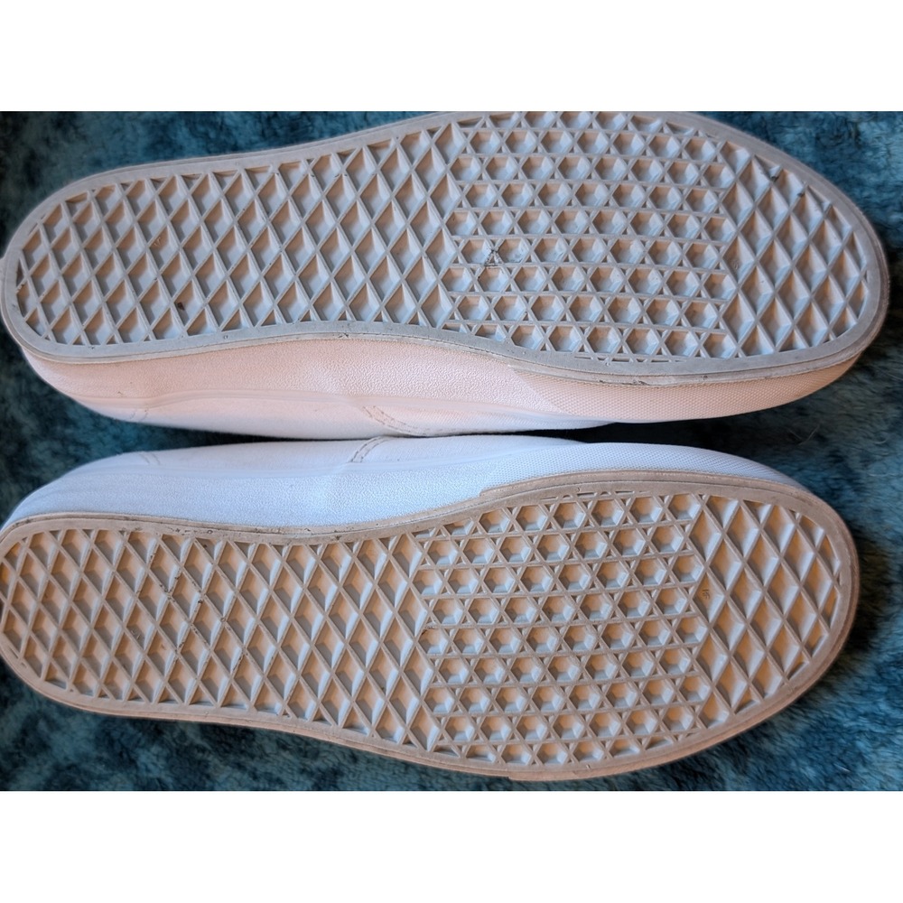 Vans Authentic True White Canvas Low Top Sneakers VN000EE3W00 Mens 8 Womens 9.5 - Picture 2 of 10
